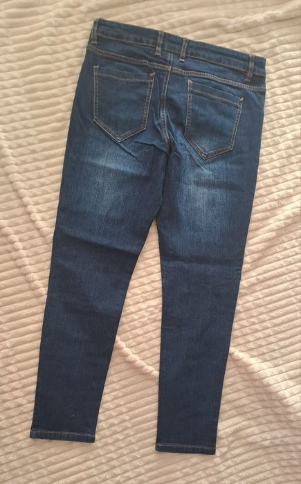 Spodnie jeans przecierane Esmara męskie 40 L granatowe