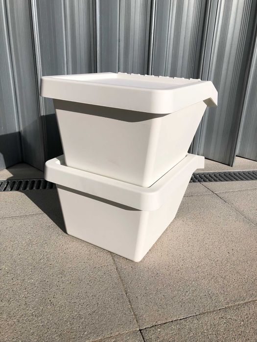 Caixotes grandes de arrumação c/tampa