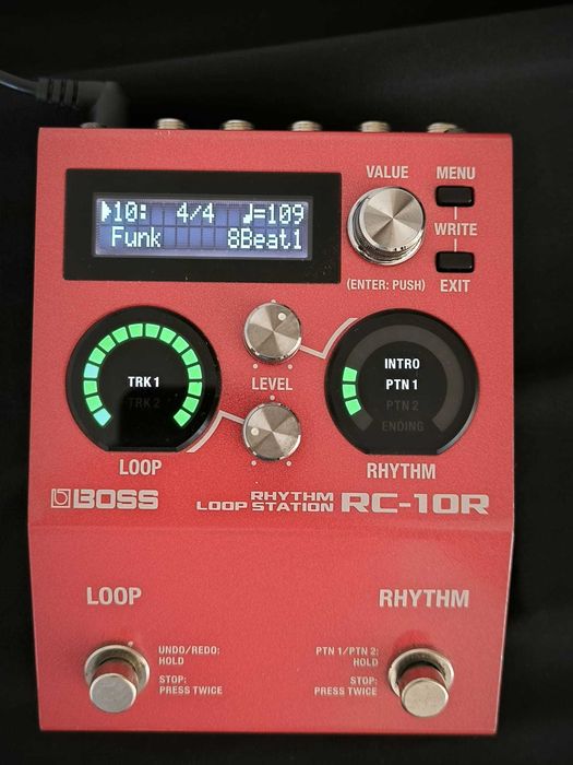 Loopstation Boss RC-10R – Looper + Ritmos | Como nova