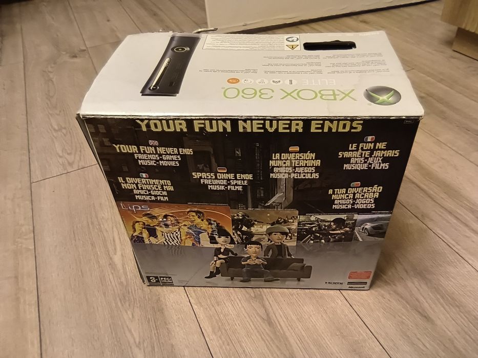 Kompletne pudło Xbox 360