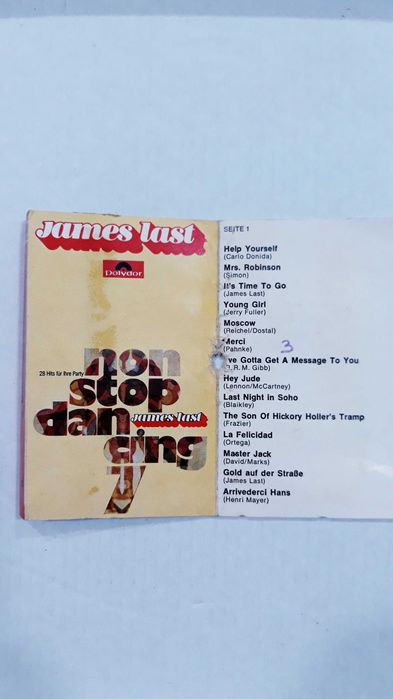 Cassete James Last. Non stop dancing