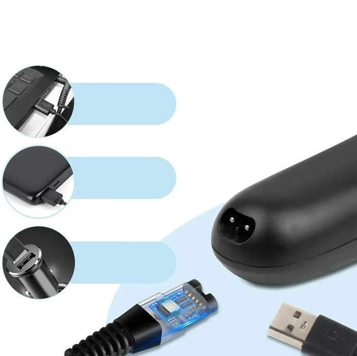 Elektryczny pilnik do stóp Naxan | 16 elementów | 3 głowice | LED | USB