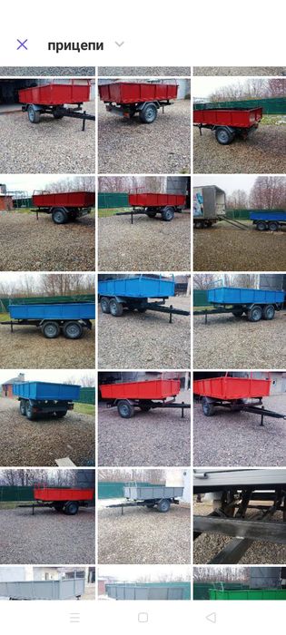 Продаж прицепів до мінітракторів-юмз-т40