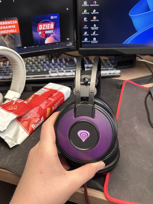 Słuchawki gamingowe Genesis Neon 600 RGB