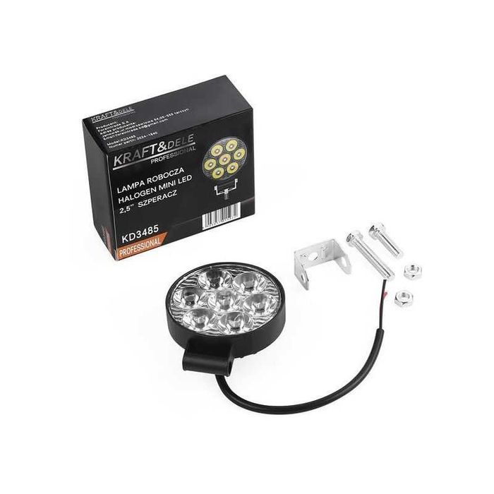 Lampa robocza zewnętrzna naświetlacz LED 12v 24v 2000lm 25W KD3485