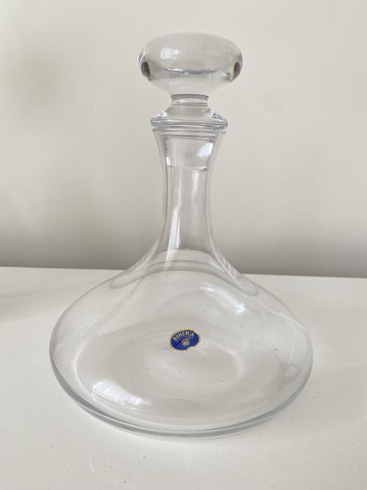 Garrafa - decanter de vinho atura 25 cm base21 cm