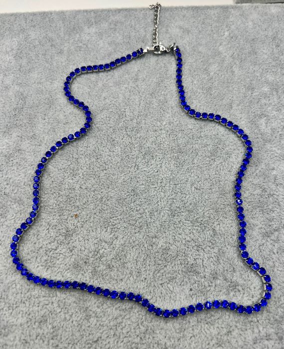 Colar Riviera 3mm em Aço Inoxidável – Banho Ouro 18k