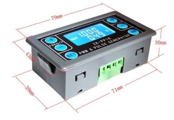 Cyfrowy generator PWM 1Hz-150Khz 3.3-30V prostokąt