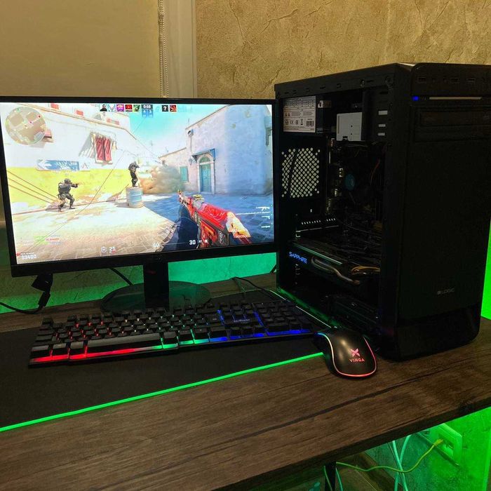 Компьютер RX 580 8GB блок Стаціонарний Игровой ПК 7 поколіня 16GB DDR4