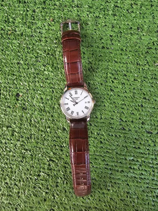 Relógio Tissot como novo, vidro cristal de safira