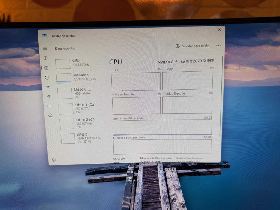 Setup Gaming Completo — RTX 2070 Super —  Pronto a JOGAR!