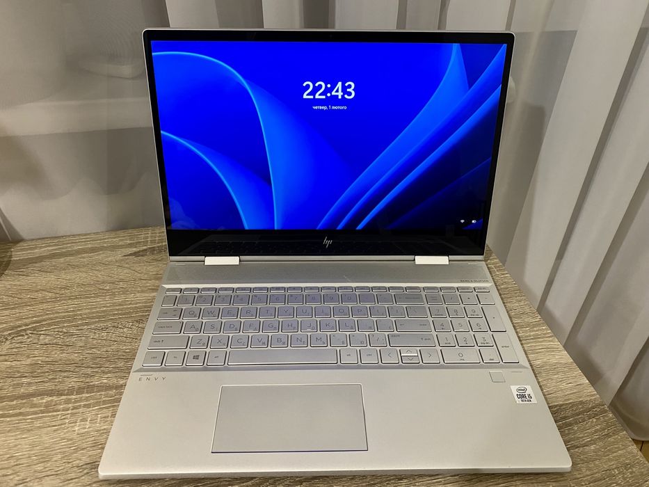 Сенсорний ноутбук HP Envy ×360 2in1 15.6" 15-10210U RAM 8gb SSD 256gb ...