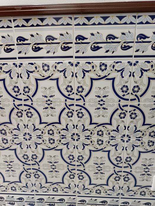 Azulejos de parede.