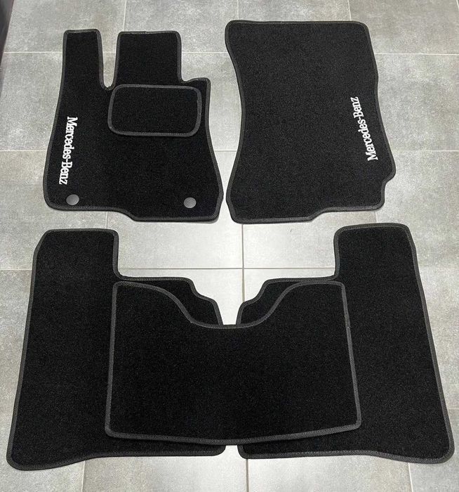 Ворсові коврики для Mercedes EQS \ EQC \ EQE\ GLB\ поліки