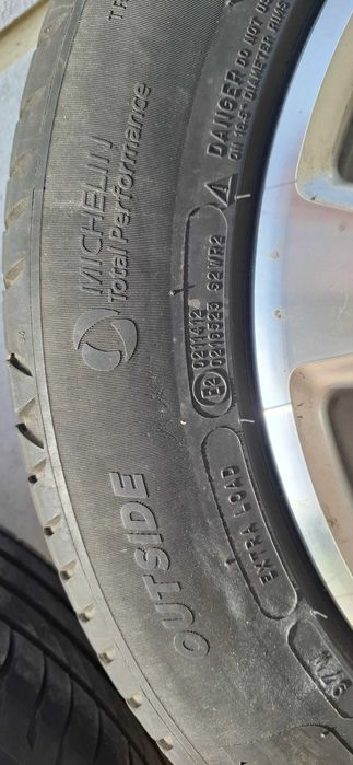 Jantes com pneus - usadas - original VW