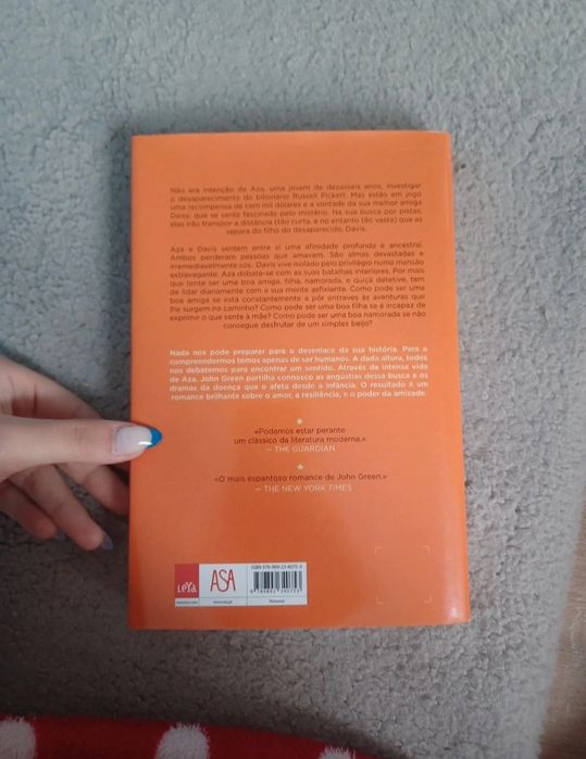 Livro " Mil Vezes Adeus " de John Green