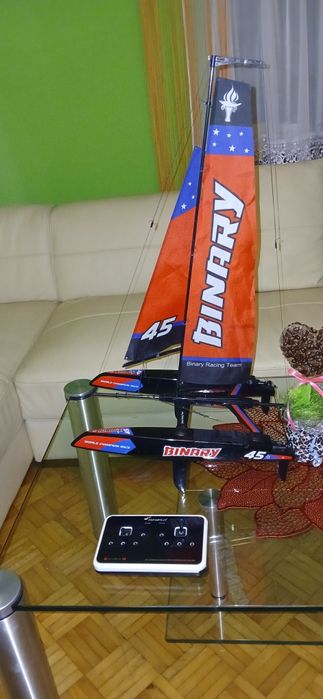 Amewi 26059 RC  Binary  katamaran żaglowiec, 40 cm, 2, 4 GHz