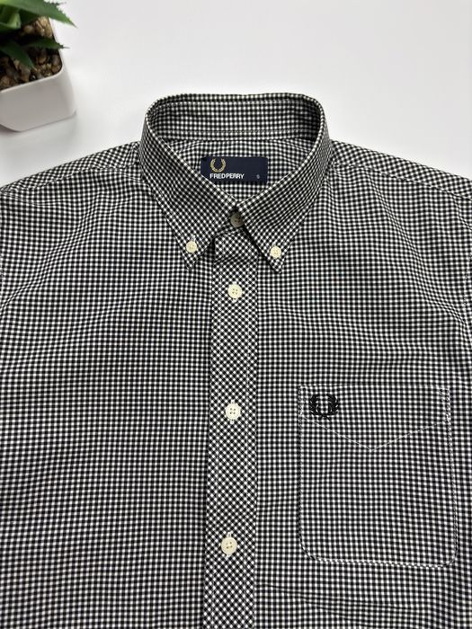 Рубашка Fred Perry England Tartan Shirt оригинал size S, M, L, XL