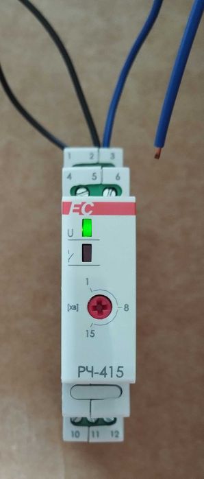 Реле часу PЧ-415, затримка після вимкнення: