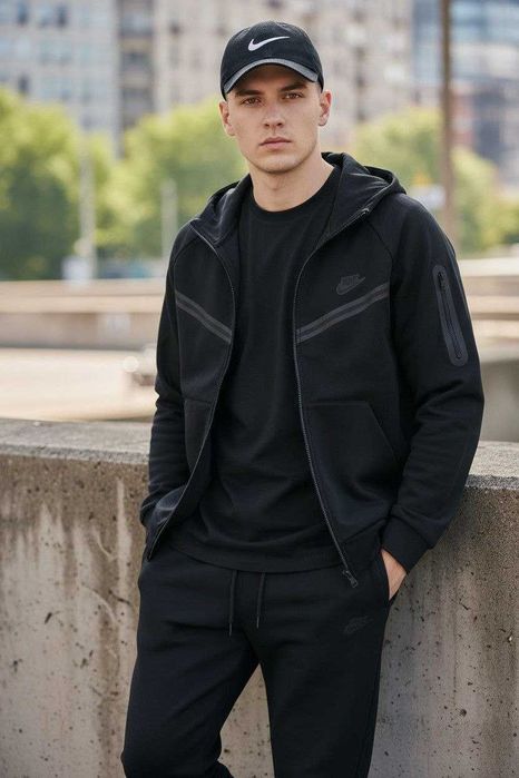 Спортивный костюм Nike Tech мужской весенний осенний найк