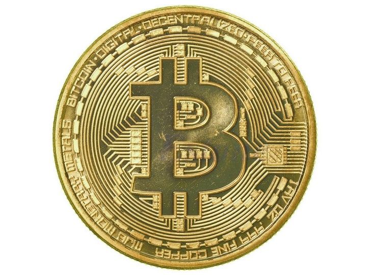 Монета Bitcoin сувенірна