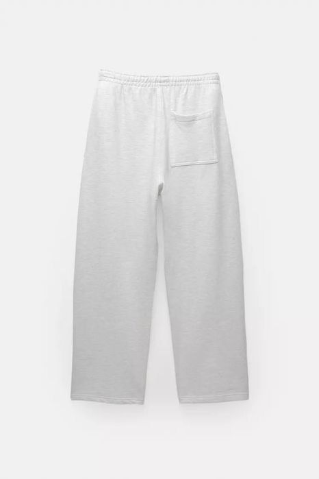 Calças de Fato de Treino Wide Leg L Novas