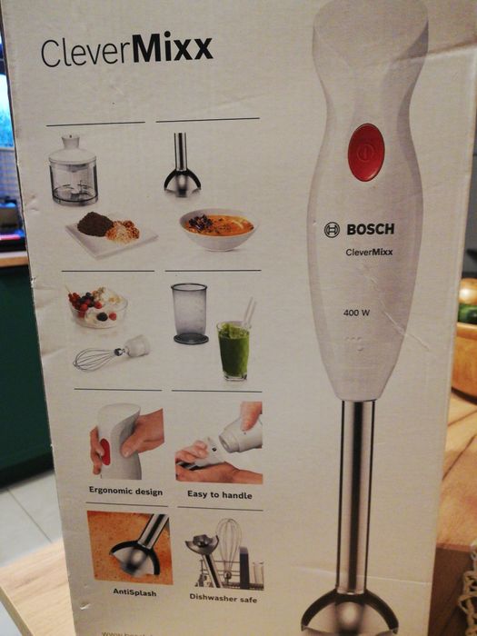 Blender ręczny z rozdrabniaczem Clever Mixx.