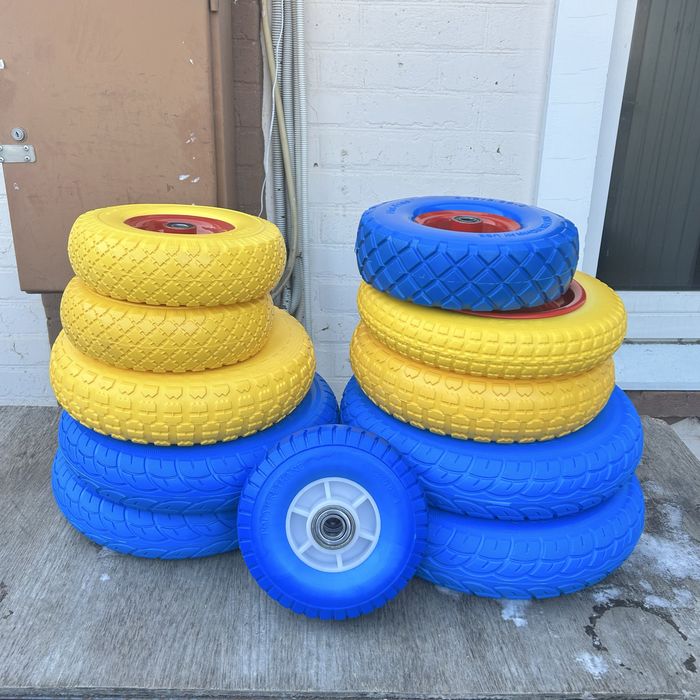 Колесо для тачки, колесо на тачку, пенополиуретановое колесо, колеса.