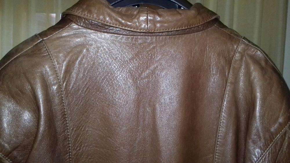 Casacão de couro