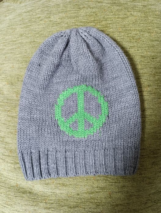 Шапка скейтерская,лыжная,зимняя Crane типа Moschino (one size).