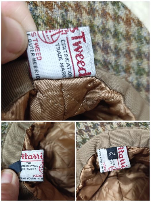 Оригинальная твидовая кепка для охоты Harris Tweed р.58