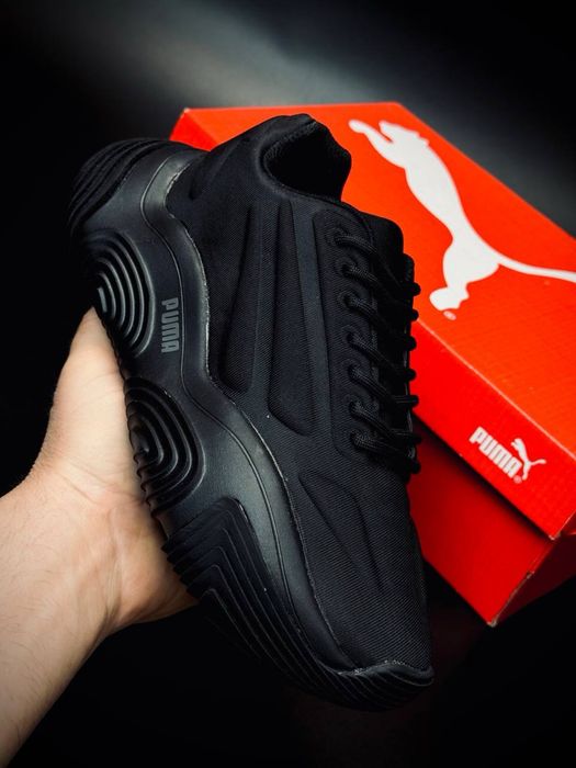 Черные женские красовки puma/ хит весны 2026/женские кожаные puma пума