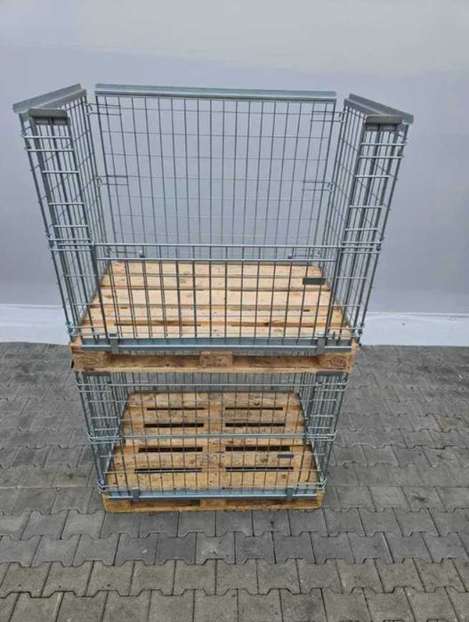 Gitterbox HAYRAX CageX kosz nadstawka paletowa 1200 x 800 x 900
