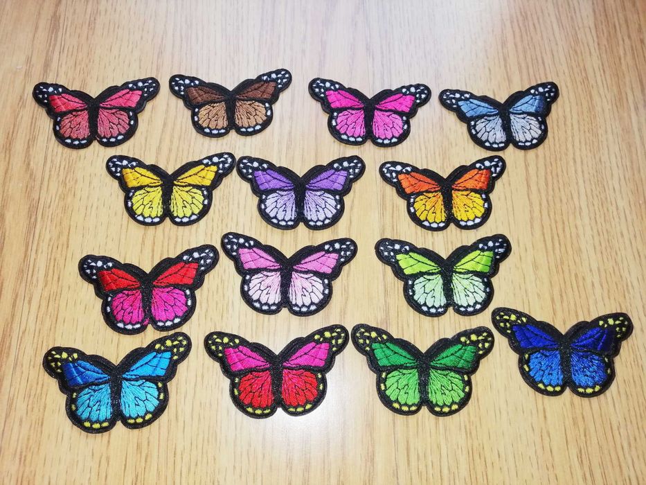 Lote 13 Remendos / Patch Borboletas