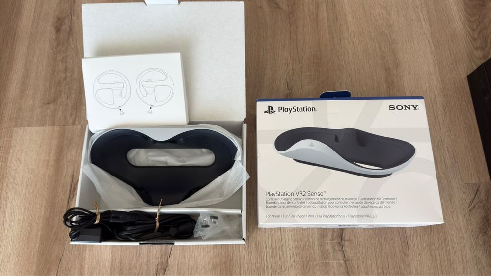 Óculos PSVr2 com Plataforma de Carregamento de Comandos