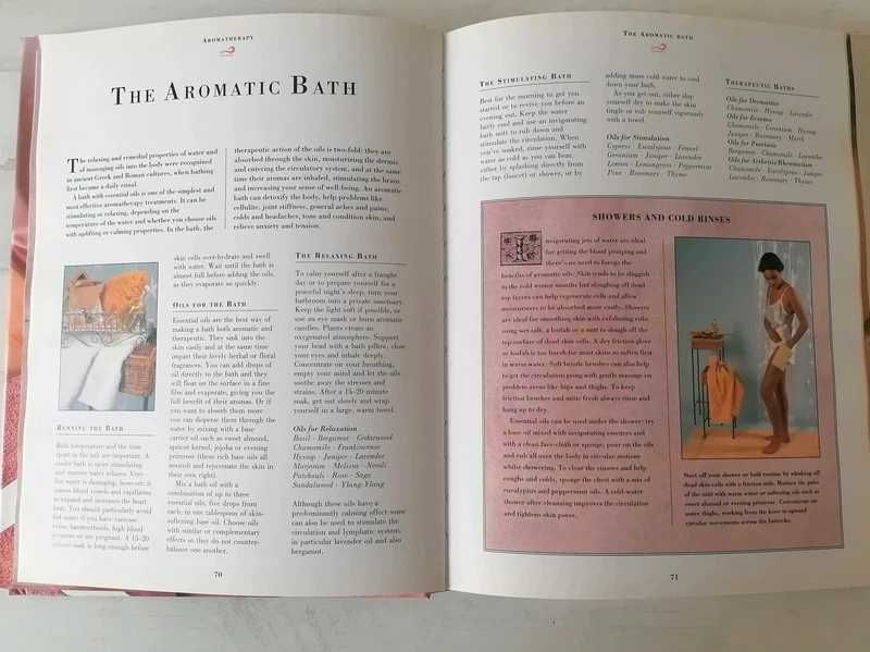Livro Book - The Encyclopedia of Aromatherapy Massage and Yoga