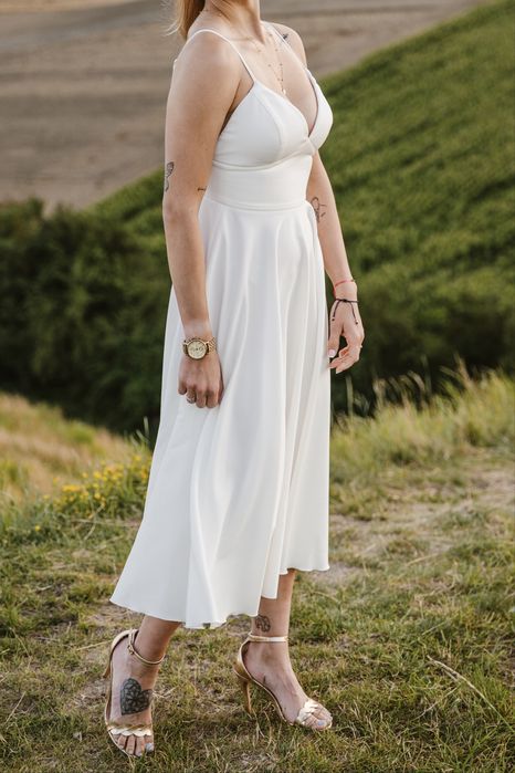 Suknia ślubna biała rozmiar S