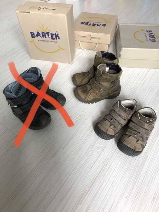 Зимові, осінні черевики Bartek, 22 24 30 розмір, сапоги, ботинки кожа