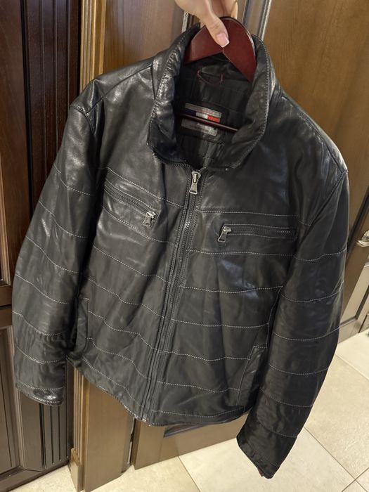 Шкіряна чоловіча курточка Pierre Cardin