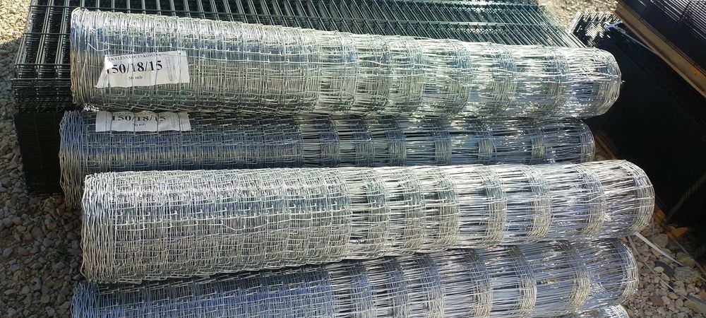 Siatka leśna gęsta!!! Słupki leśne betonowe