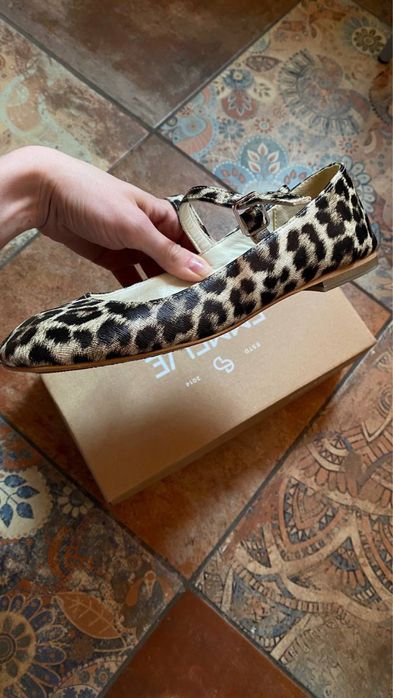 Трендові леопардові балетки, 37 розмір