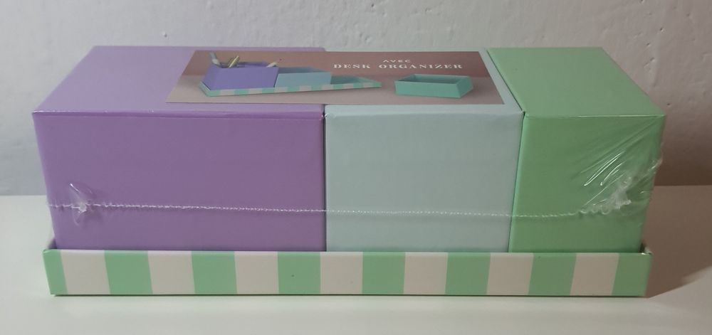 Organizer na biurko Avec-pastelowy
