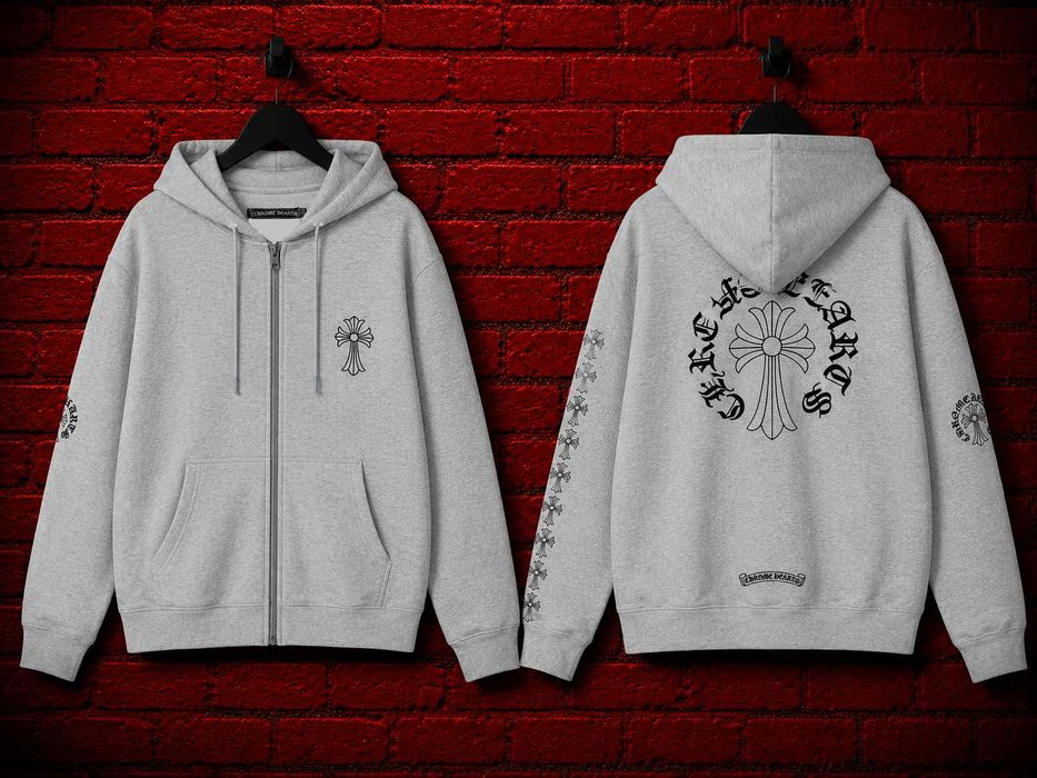‼️РОЗПРОДАЖ‼️ Зіп-худ Chrome Hearts, зипка хром хартс/ зіппер/ зіпка /кофта