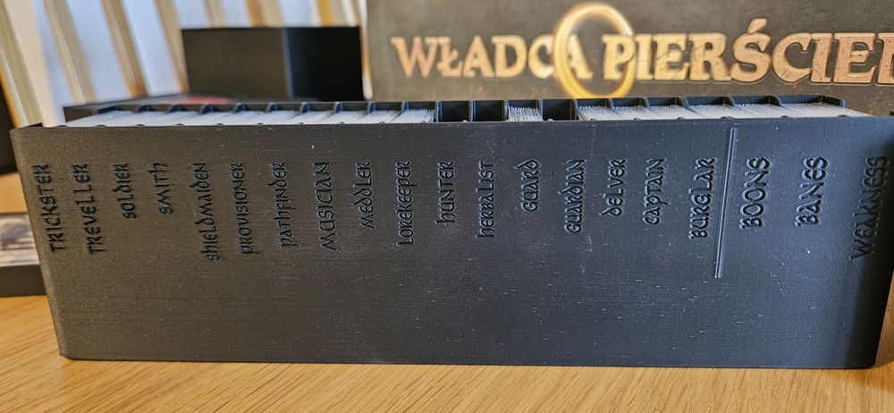 Władca pierścieni podróże przez srodziemie insert