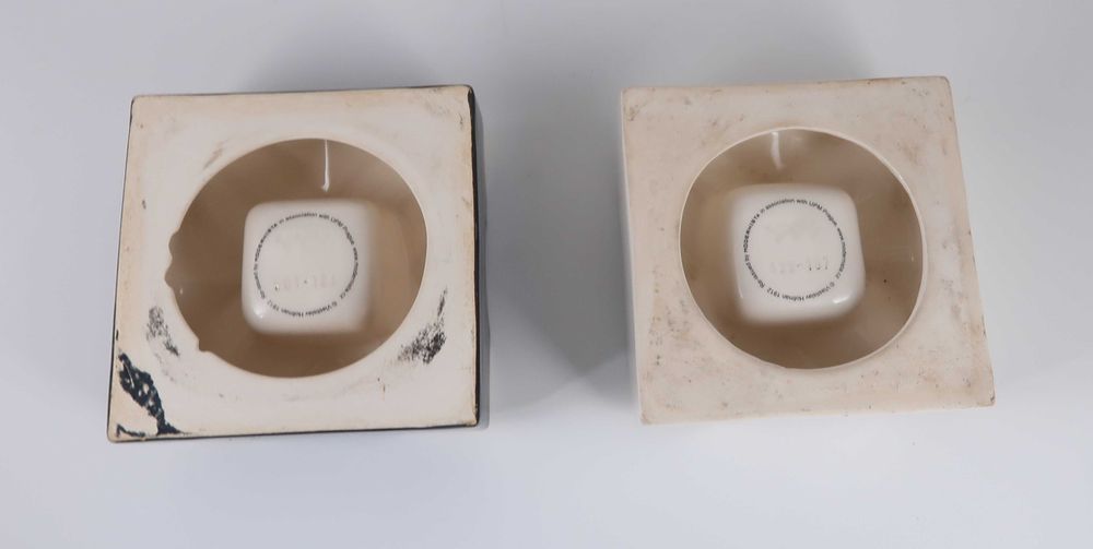 2 Cinzeiros Repro de Vlastislav Hofman - Modernismo / Cubismo