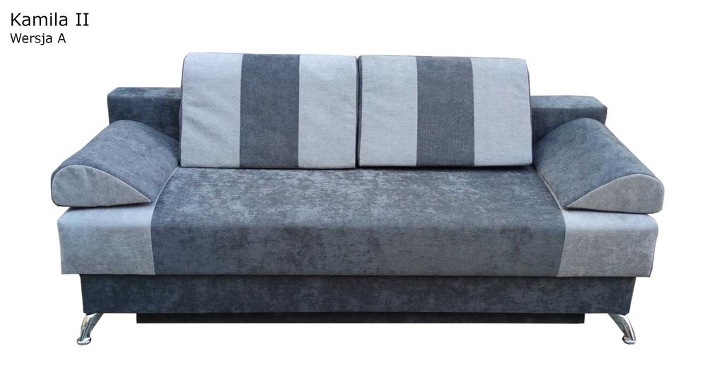 Nowa Kanapa Kamila -Gruby bonel, schowek, automat, PRODUCENT