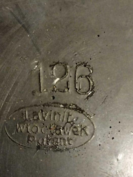 Secesyjny dzban w forme amfory z lavinitu lata 1923-36 Włocławek