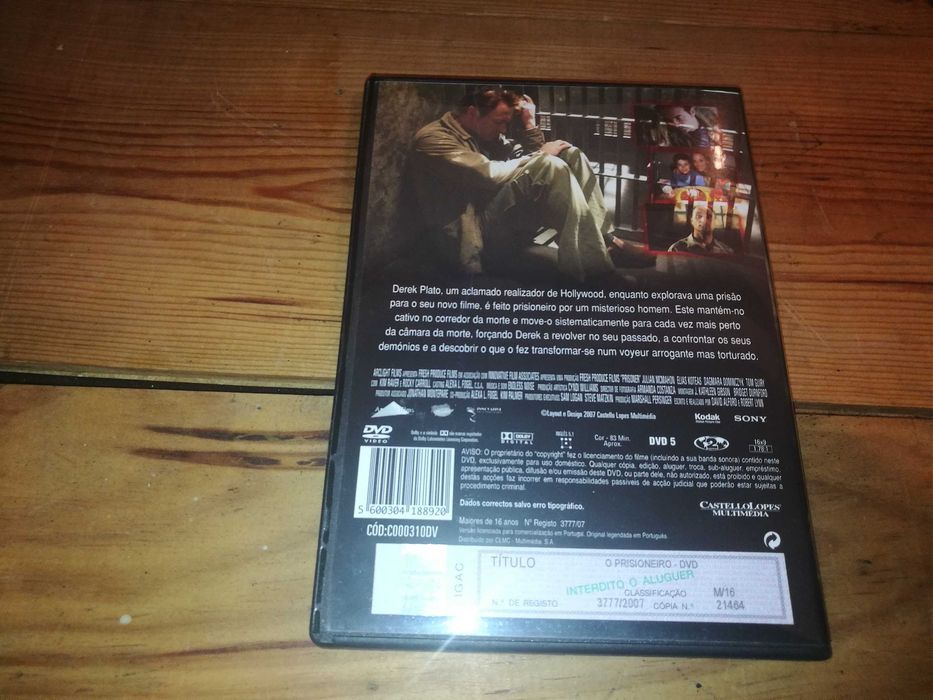 O PRISIONEIRO DVD (Legendagem Portuguesa)