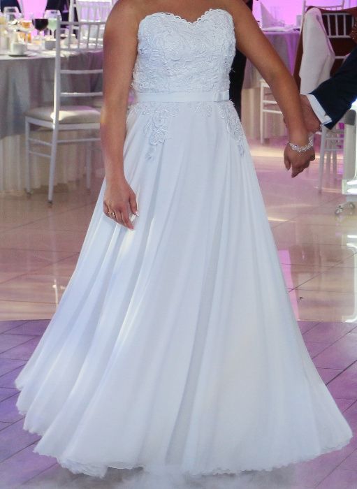 Sukienka ślubna + dodatki/ rozmiar 36