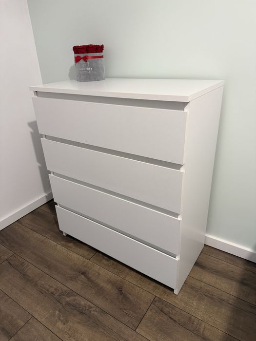 Komoda LIMFJORDEN 4 szuflady biały